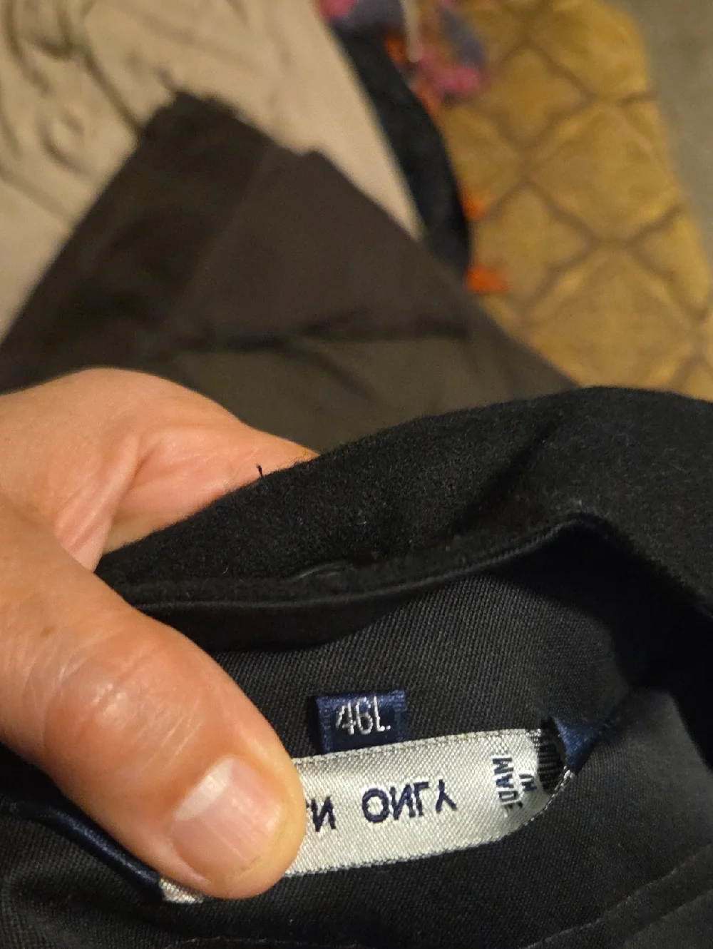 Ralph Ralph Lauren Black Wool Blend  Double-Breasted Trench Coat Jacket - Picture 4 of 16